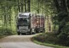 Volvo Electric timber truck