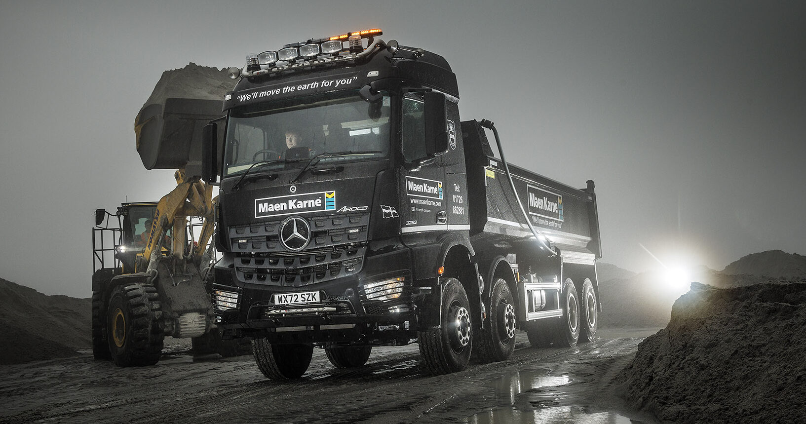 Maen Karne adds its first 8x4 tipper from Mercedes-Benz - Vimarsana News