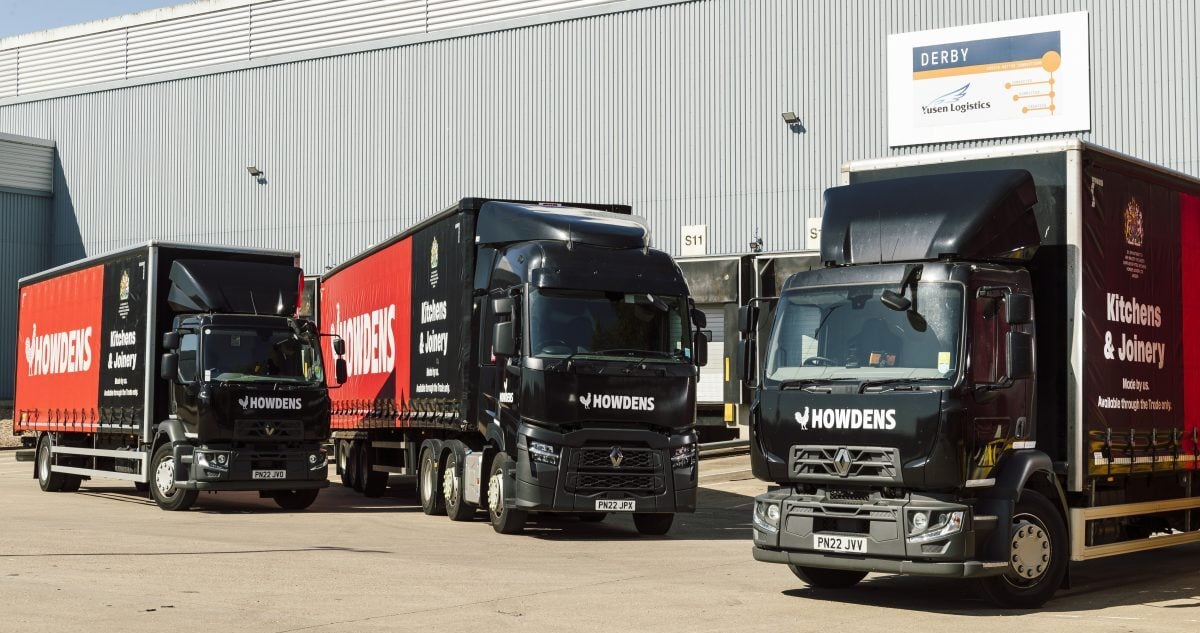 Yusen Logistics and Howdens joinery go back to black